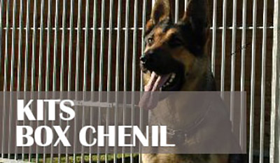 Chenil pour chiens en kit 6 m2